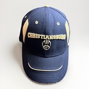 Christiansburg Nike Football‎ Cap Blue 3D Embroidered Hat Dri-fit Legacy 91